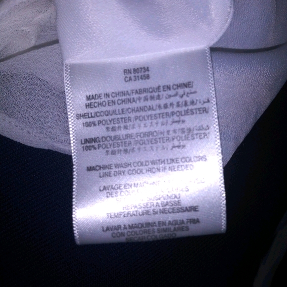 BRAND NEW BCBG White Chiffon Open Back Tank Top - Picture 9 of 9